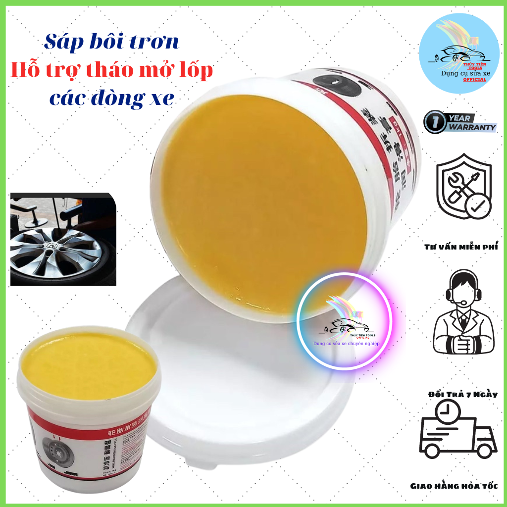 Sáp bôi trơn Tech hỗ trợ ra vào lốp Ô Tô Xe Máy