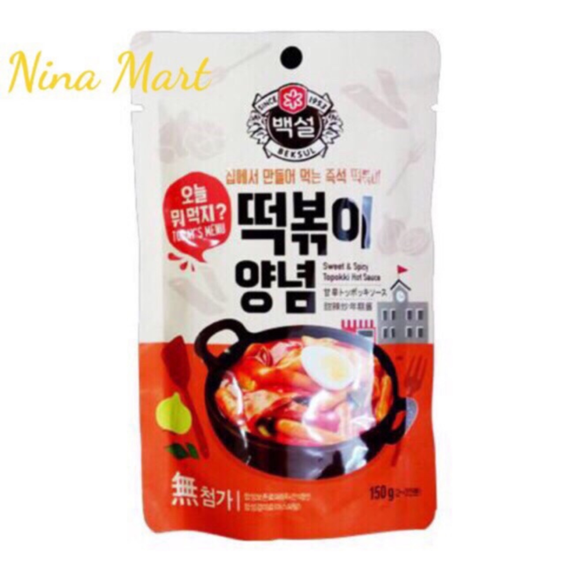 Sốt Topokki Cay Ngọt Beksul hãng CJ