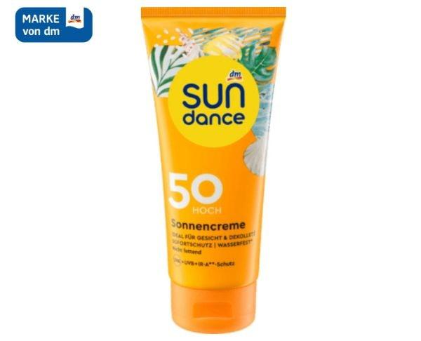 (Mẫu 2019) Kem chống nắng Sundance SPF 50 Sonnencreme 100ml cho cả mặt và body nội địa Đức