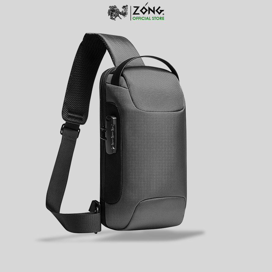 Túi đeo chéo chống trộm thông minh, có cổng sạc USB, khóa số cao cấp – BANGE RIDER