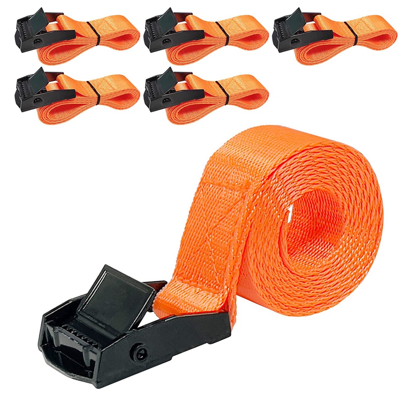 Tie Down Straps with Ratchet Adjustable Lashing Straps for Car Bicycle