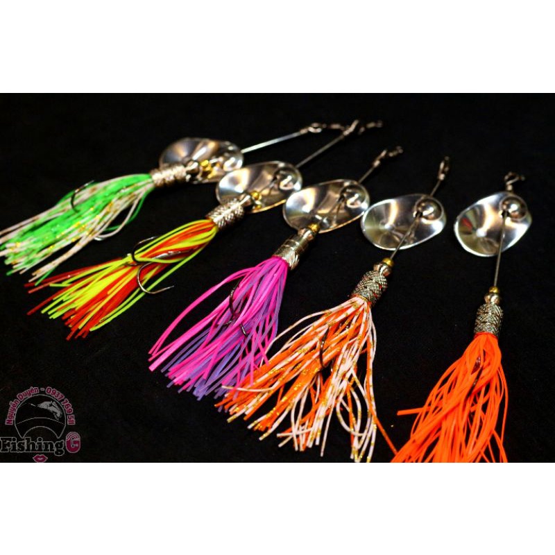 Spinner câu cá lóc, mồi thìa câu lure