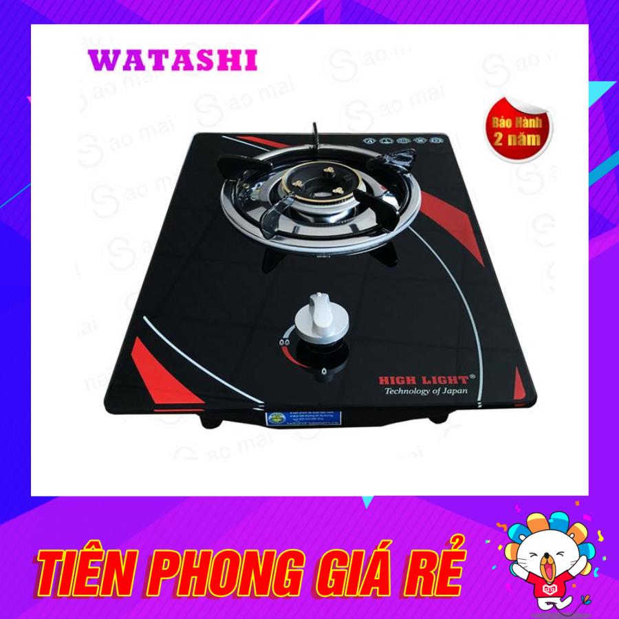 [ Bán Chạy ] Bếp Ga Đơn Âm HIGH LIGHT, WATASHI DC-035/HL-020 Tiết Kiệm Ga, Bảo hành 12 tháng