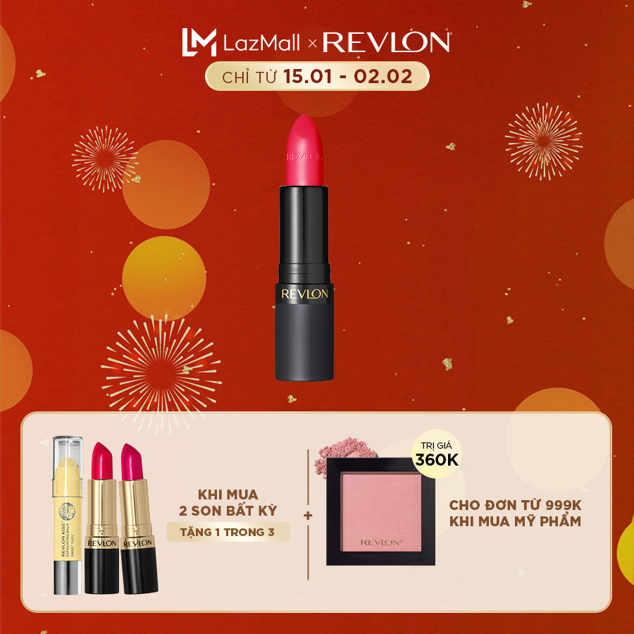 Son Lì Siêu Mịn Revlon Super Lustrous™ Lipstick The Luscious Mattes 4.2g