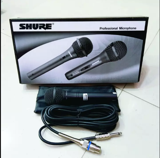 Micro có dây karaoke shure sm-959 thiết kế nhỏ gọn hút âm nhạy chống hú cực tốt bass chuẩn echo mạnh mẽ micro lắp loa kéo âmly mic hát chuyên nghiệp