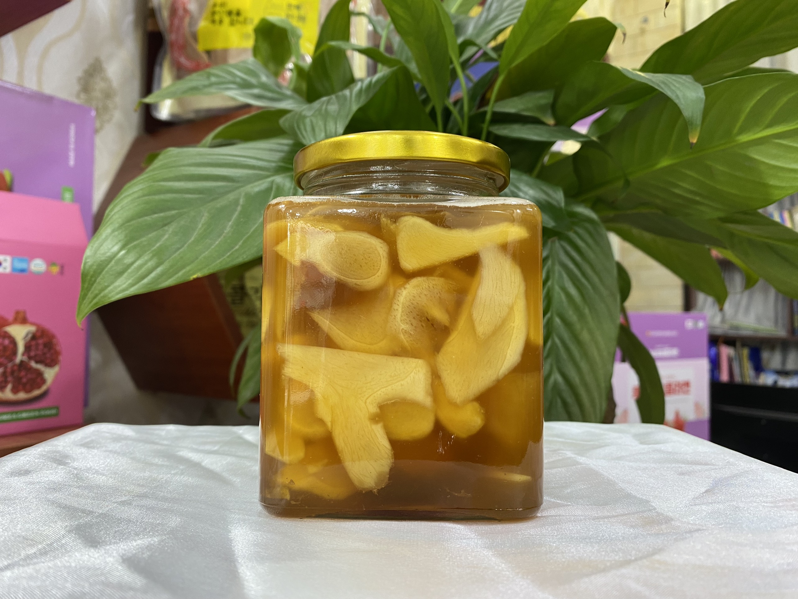 Gừng tươi ngâm mật ong rừng hũ dùng thử 150ml