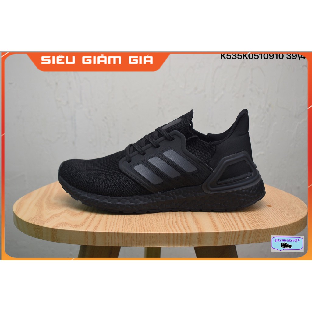 Giày thể thao ultra boost 6.0 full đen dành cho nam nữ