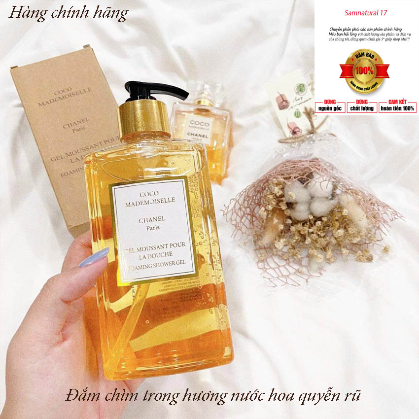 Sữa tắm nước hoa DuBai-Sữa Tắm Nước Hoa Chanel Coco Mademoiselle Gel Moussant - mẫu mới 350ml