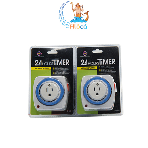 Ổ cắm hẹn giờ 24 hour timer up aqua cho bể cá cảnh.