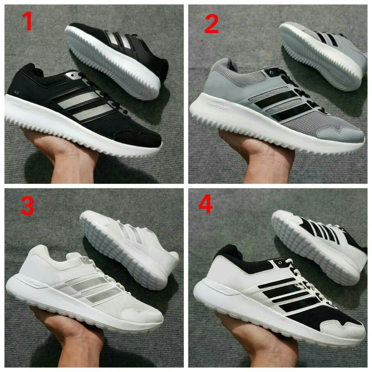 [HCM]Giày thể thao nam nữ đủ size từ 35 đến 44 đế siêu nhẹ thích hợp mang cặp mang nhóm đi học đi ch