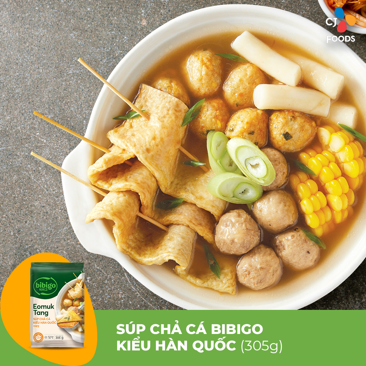 Súp chả cá hàn quốc eomuk tang ohya 305g