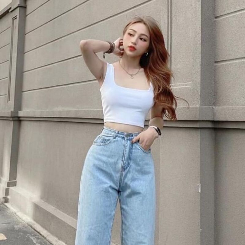 Áo sát nách ba lỗ a4 croptop a4-snn