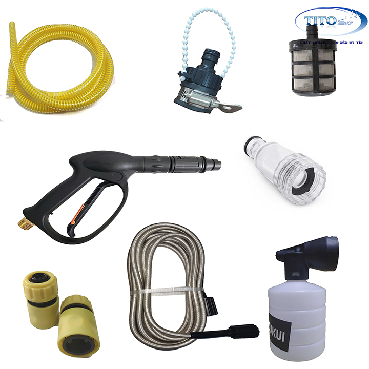 Bộ Phụ Kiện Máy Rửa Xe (09 món)