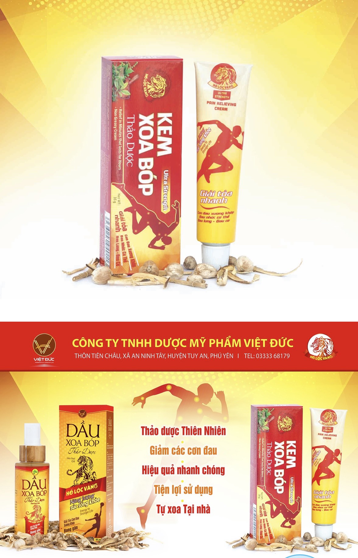 Kem xoa bóp thảo dược