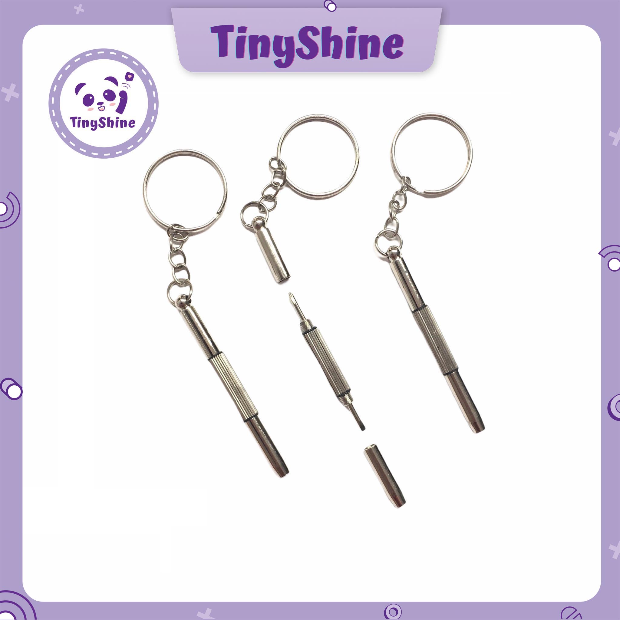 Tua Vít Vặn Mini 4 Trong 1 Chất Liệu Vỏ Nhôm Dày Tiện Lợi (TinyShine)