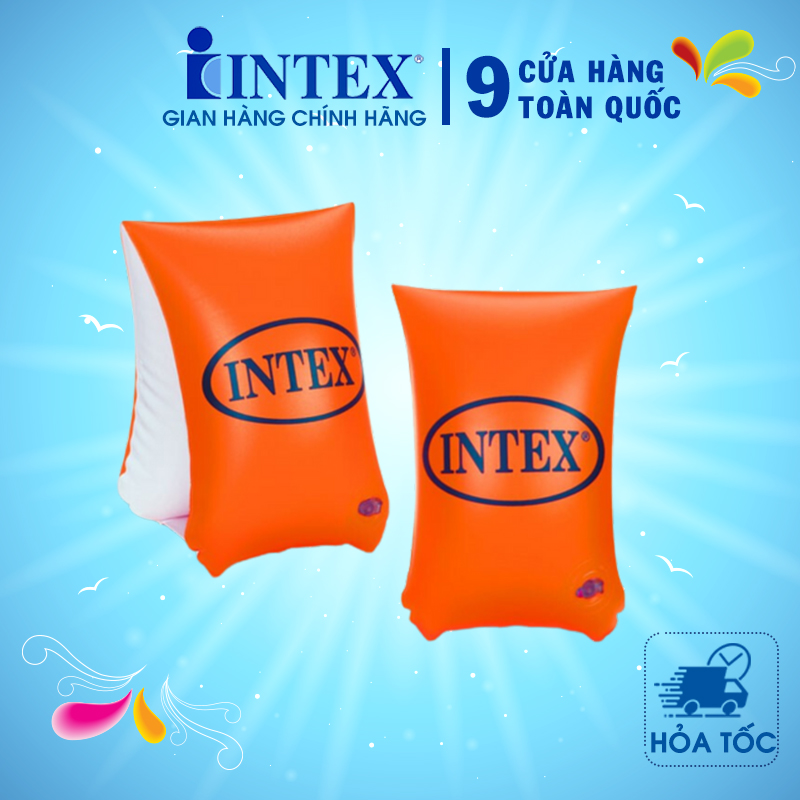 Phao bơi tay đỏ loại lớn INTEX 58641 - Phao bơi cho bé, Phao bơi trẻ em