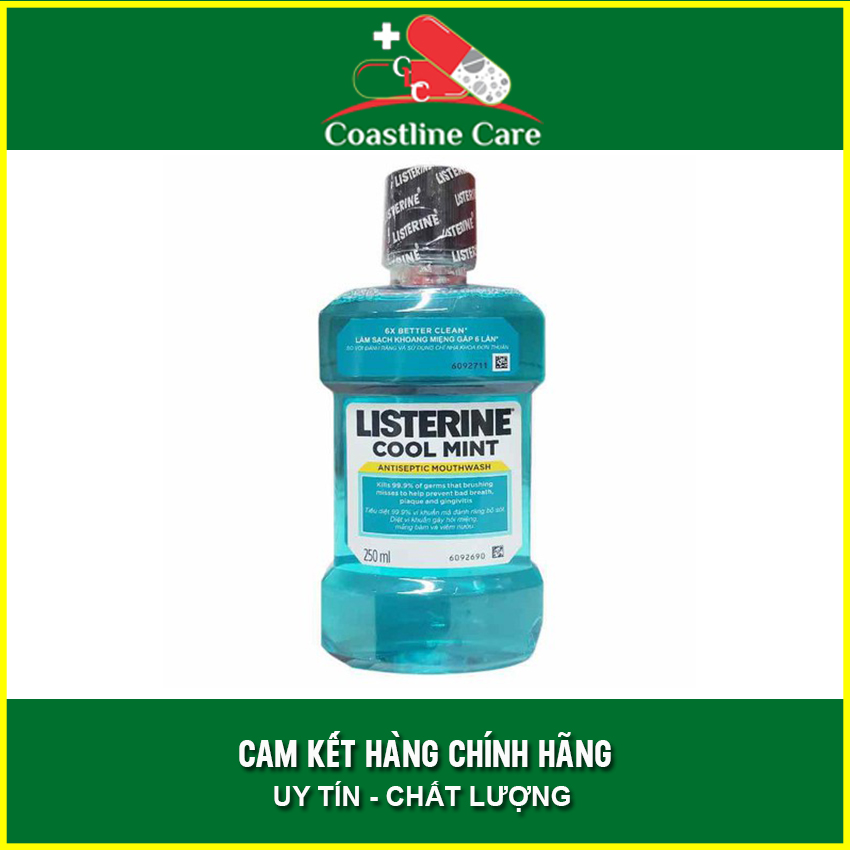 Nước Súc Miệng Listerine Chai 250ml - Coastlinecare Pharmacy