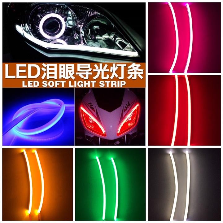 CẶP LED DẺO 20CM TRANG TRÍ XE MÁY 12V Dùng làm demi,xinhan,đèn sương mù