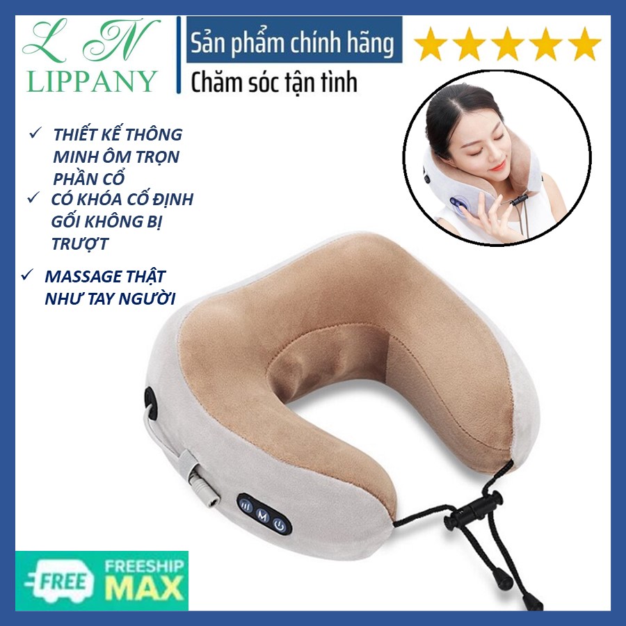 Gối massage cổ chữ U cao cấp đa năng, dòng máy mát xa cổ tiện dụng, có thể làm máy massage cổ, gối ngủ văn phòng kiêm matxa cổ vai gáy, 2 phiên bản thông minh hiện đại bạn cực chạy hiện nay
