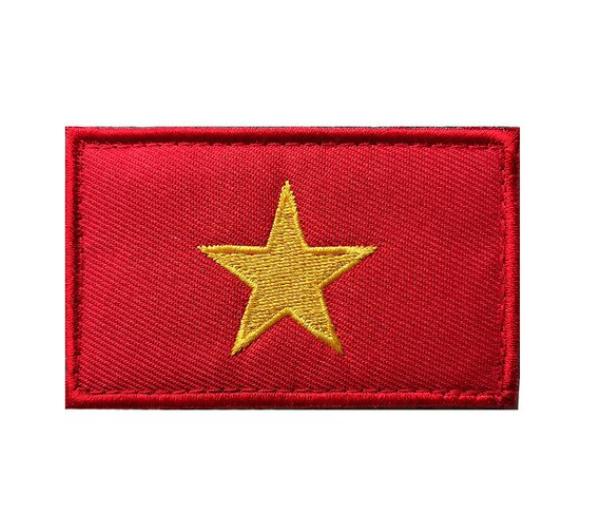 Patch velcro vải thêu cờ Việt Nam dán nón, ba lô 511, túi xách... Sticker có mặt bông để dán hoặc may vào - Modife Shop