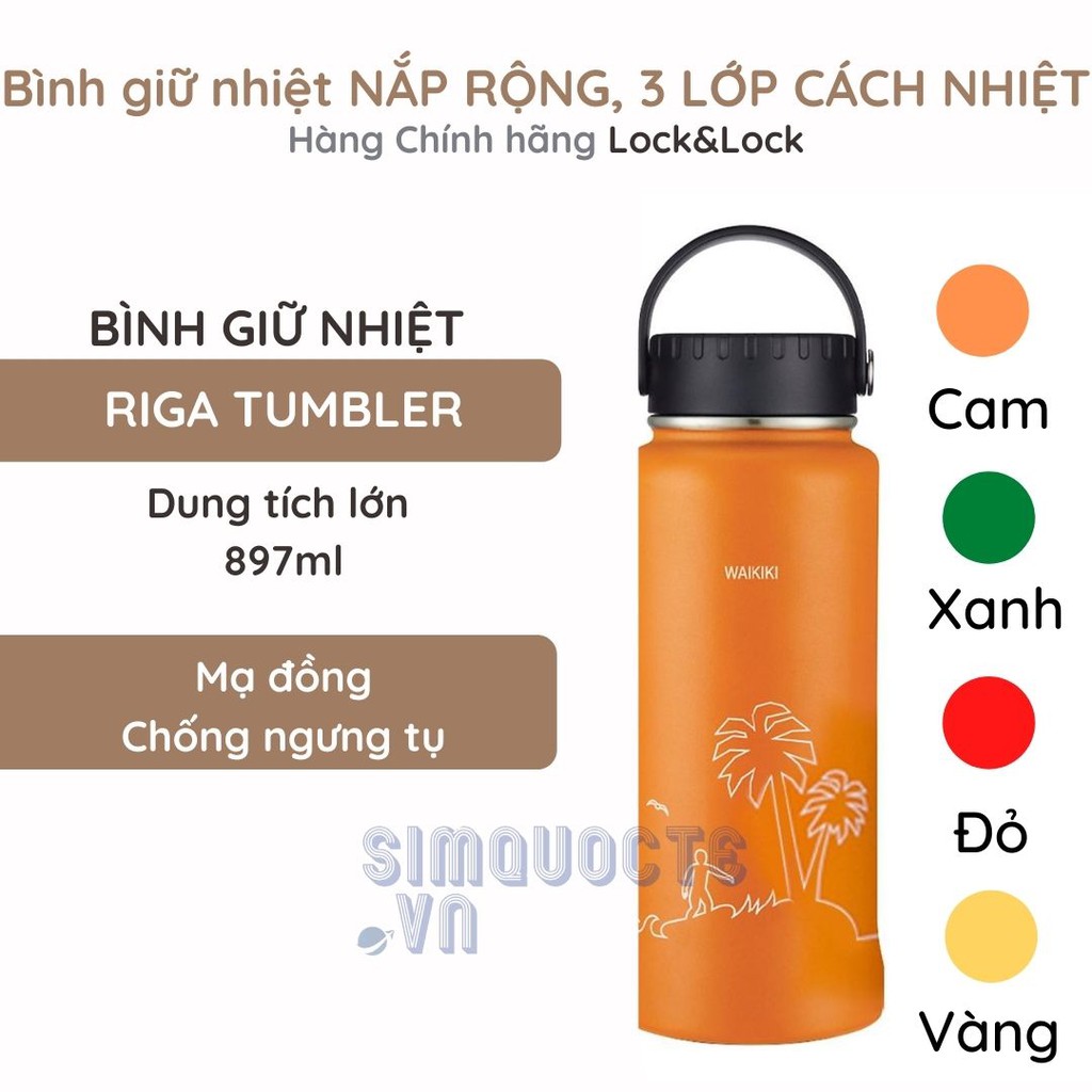 Bình giữ nhiệt Lock&Lock Riga Tumbler - Hàng Chính Hãng