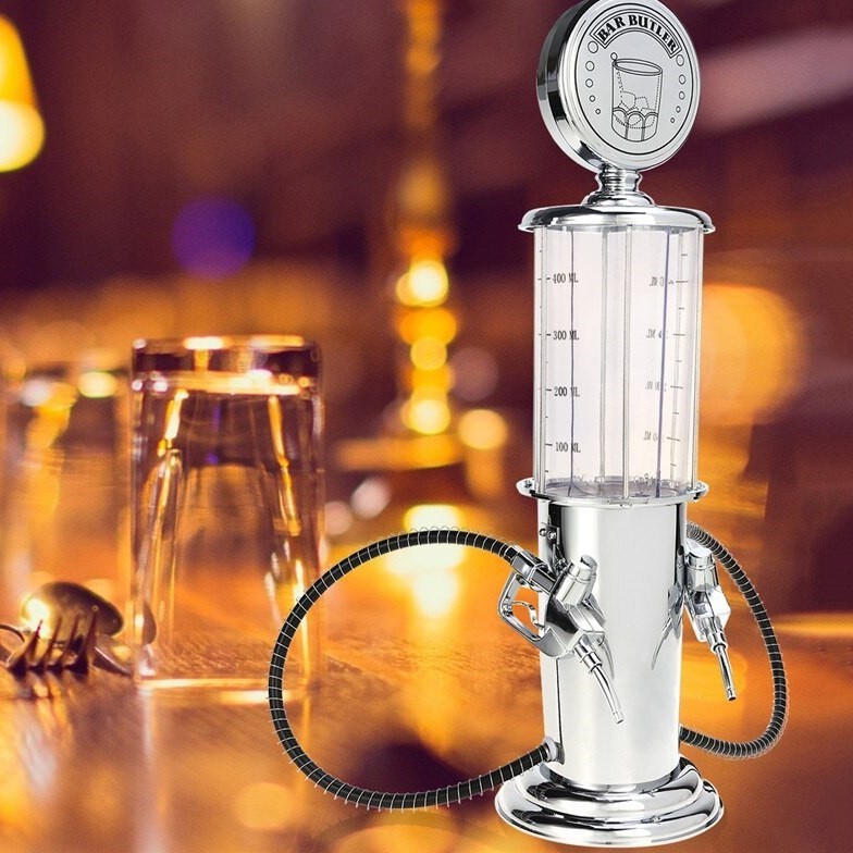 Tháp bia,rượu cao cấp chất liệu inox - Bình đựng rượu, bia Bình rót rượu tự động hình cây xăng, bình châm tửu cao cấp, bình rót rượu thông minh mini- Tặng xí ngầu uống bia,uống rượu - Cao Cấp.PVL Store 5.0