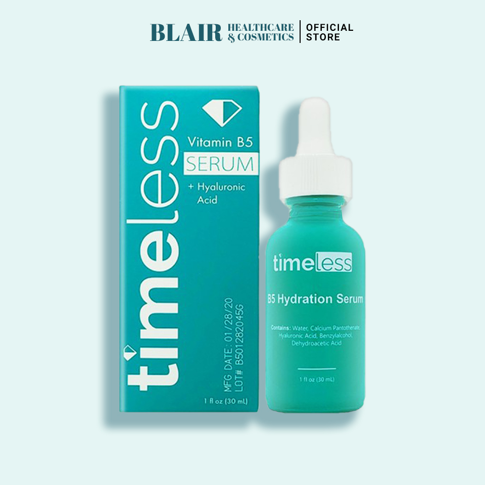 Tinh chất cấp nước và phục hồi da Timeless Vitamin B5 + Hyaluronic Acid