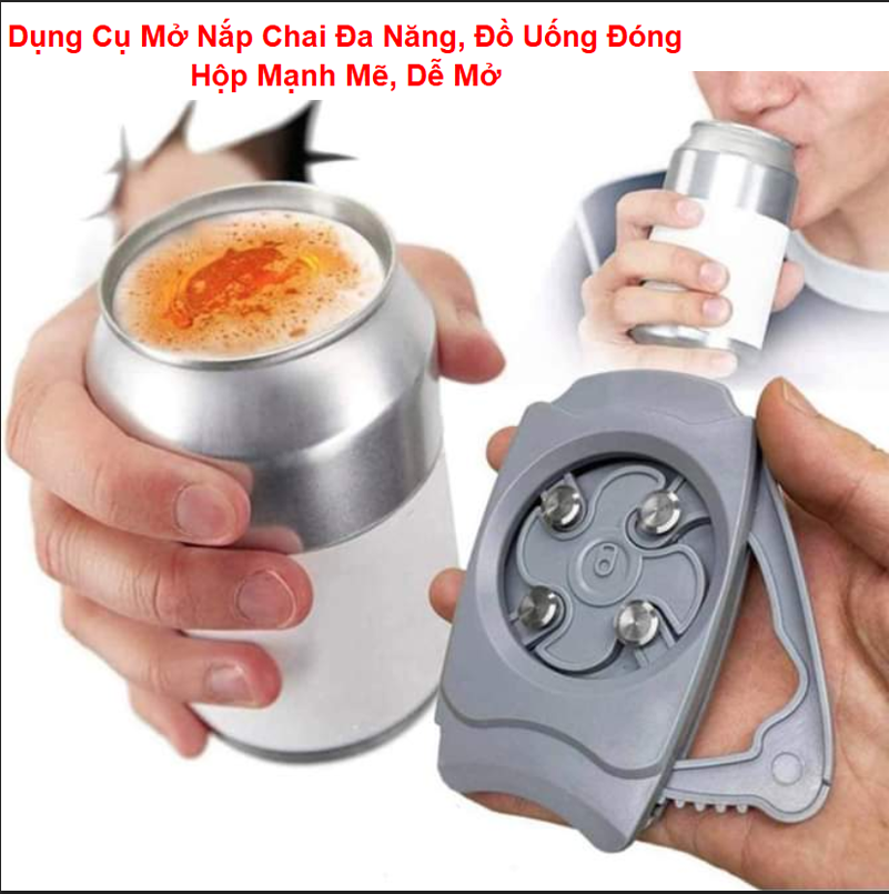 [XẢ KHO] Dụng Cụ Mở Nắp Lon Tiện Dụng Chuyên NghiệpĐồ Khui Hộp Đa NăngDụng Cụ Mở Nắp Lon BiaSoda Coca…Dụng Cụ Nhà Bếp Tiện Dụng Giá RẻDụng Cụ Nhà Bếp Quầy BarĐồ Khui Lon Mạnh MẽSale 50%
