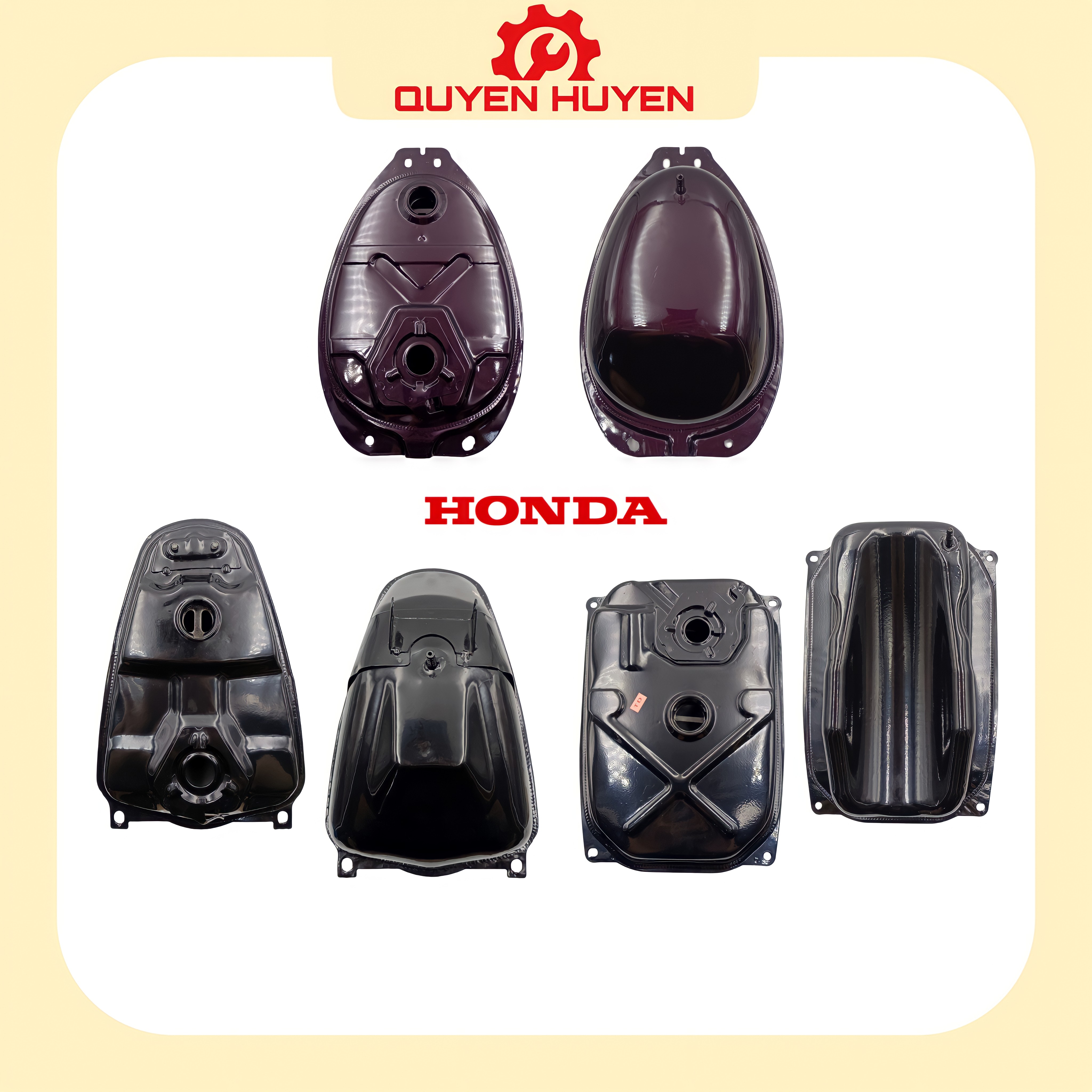 Bình xăng lớn dream - wave alpha 100 / rs - bình chứa xăng xe máy honda