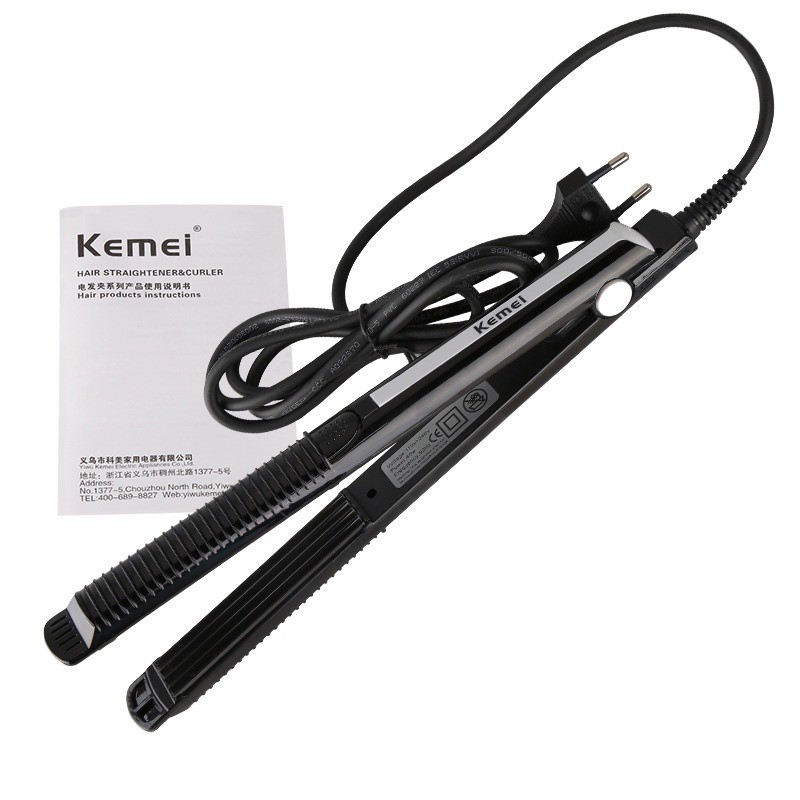 [HCM]Máy Bấm Tóc Bản Nhỏ Chỉnh Nhiệt Kemei 2139