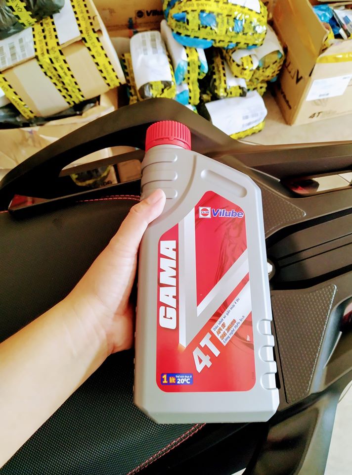 Dầu nhớt GamaV SAE 20W50 1.0lít chuyên dùng cho xe số 4T