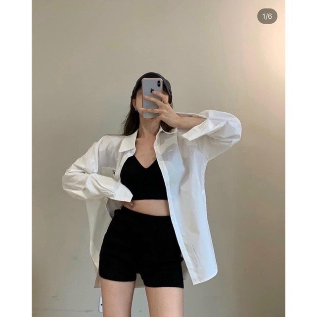 Quần short biker legging đùi nữ nâng mông cạp cao chất cotton dày dặn co giãn ôm mông hack dáng.