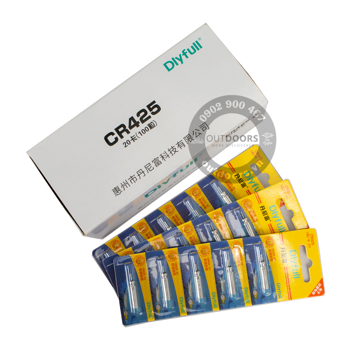 [HCM]Pin phao kim đèn Dlyfull (vỉ 5 viên)