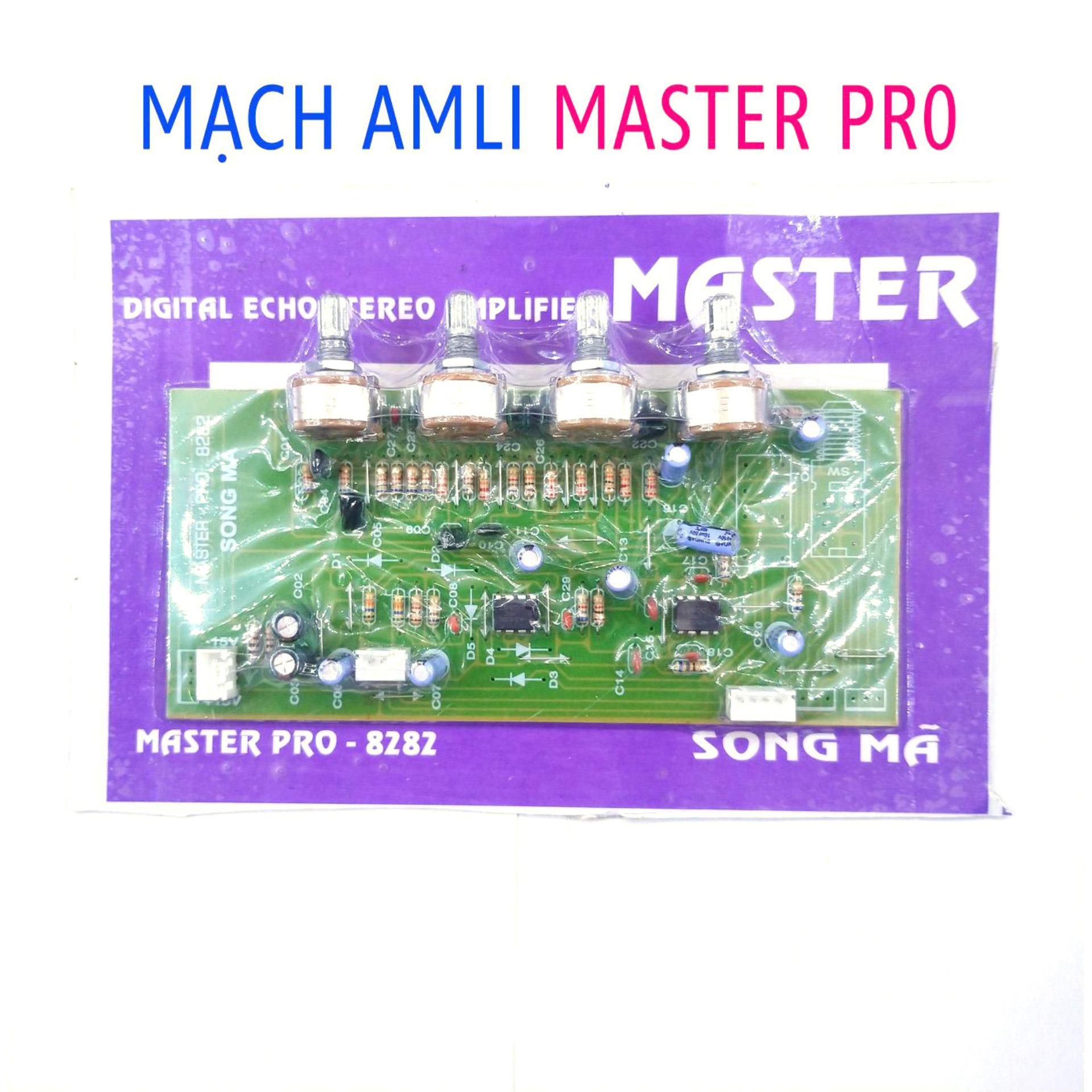 Mạch chỉnh echo âm li master pro 8282