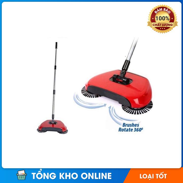 Chổi quét nhà hút bụi thông minh xoay 360 độ