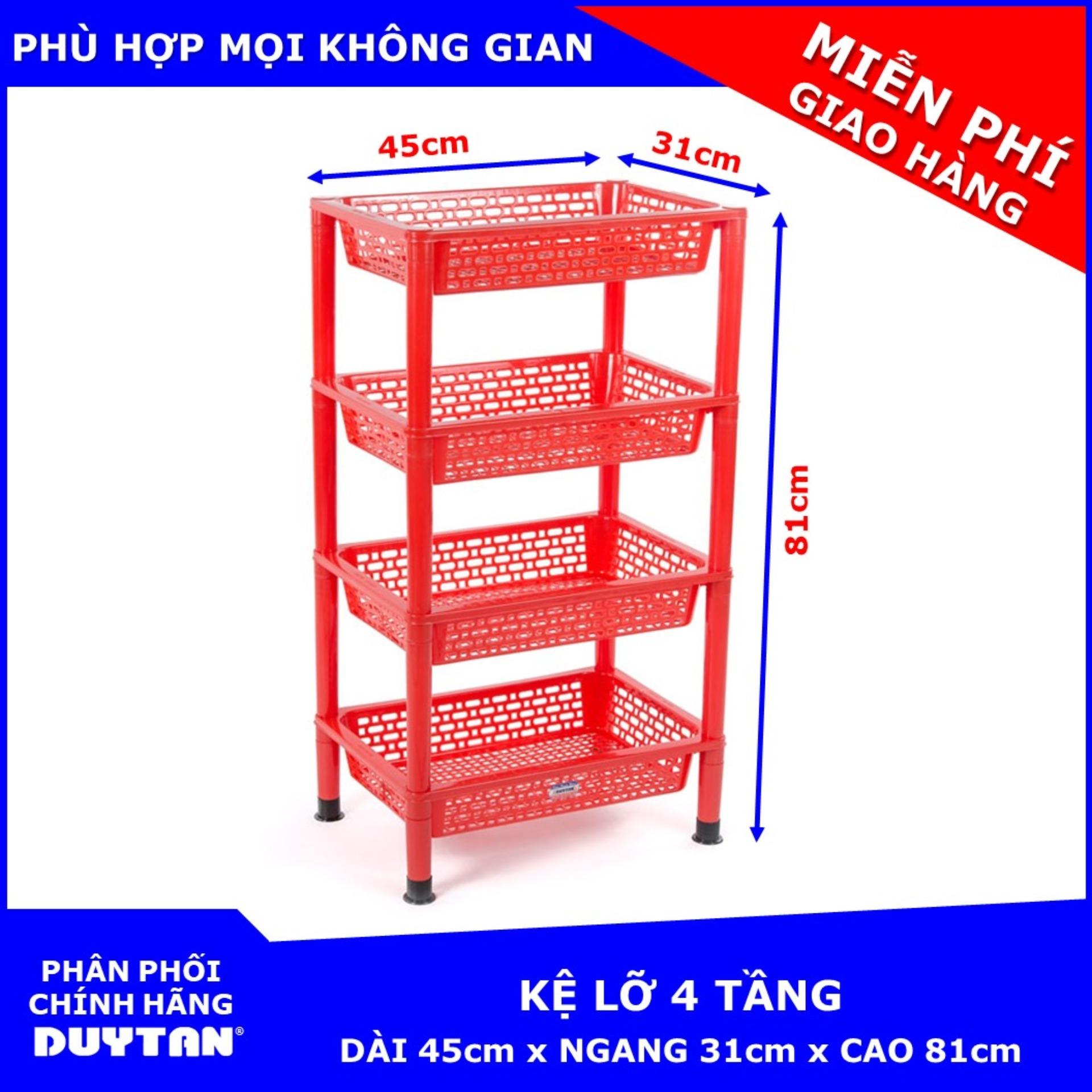Kệ lỡ 4 ngăn Duy Tân - Giao màu mẫu nhiên