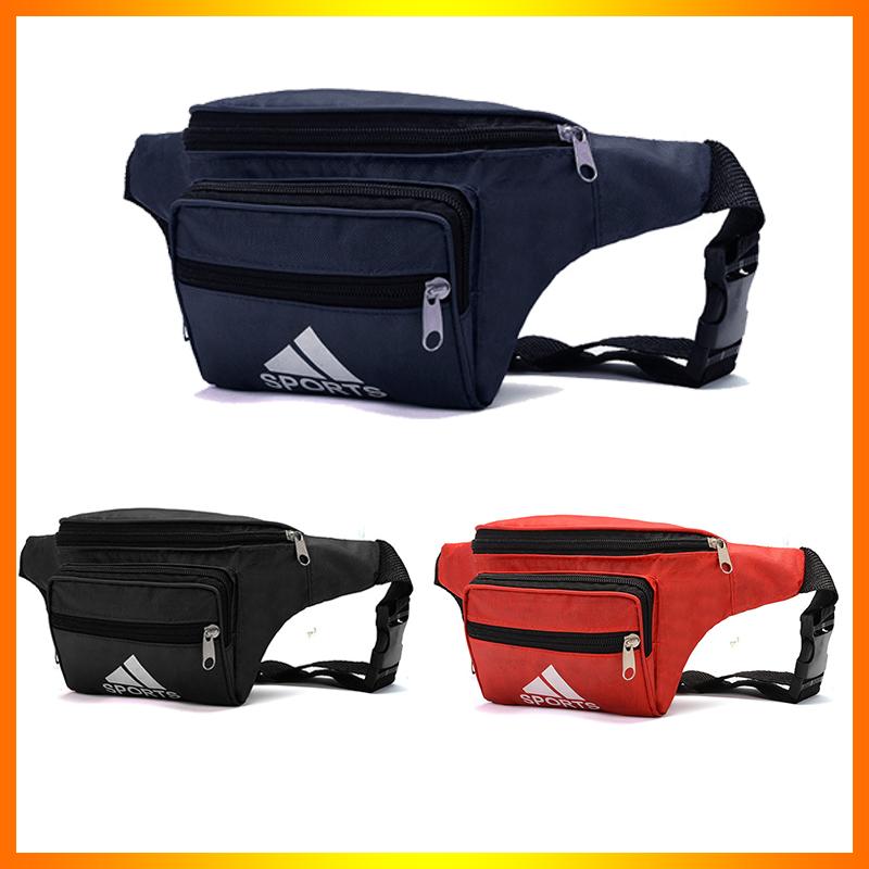 [HCM]Túi Đeo Bụng Cao Cấp 3 Màu Đen - Đỏ - Xanh Hàng Nhập Loại 1 AeShin  - K22