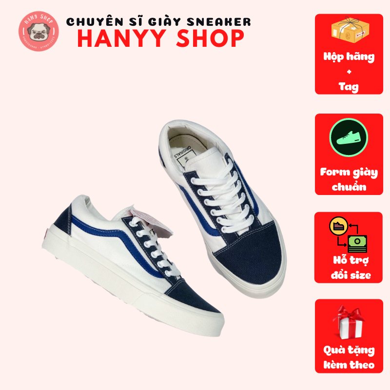 GIÀY SNEAKER VANS STYLE 36 MARSHMALLOW RACING NAM NỮ COUPLE - HÀNG CHUẨN VNXK