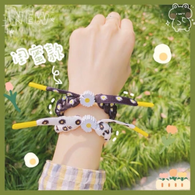 Vòng tay hoa cúc daisy đan sợi kết sợi GD GDRAGON PMO PEACEMINUSONE Bracelet