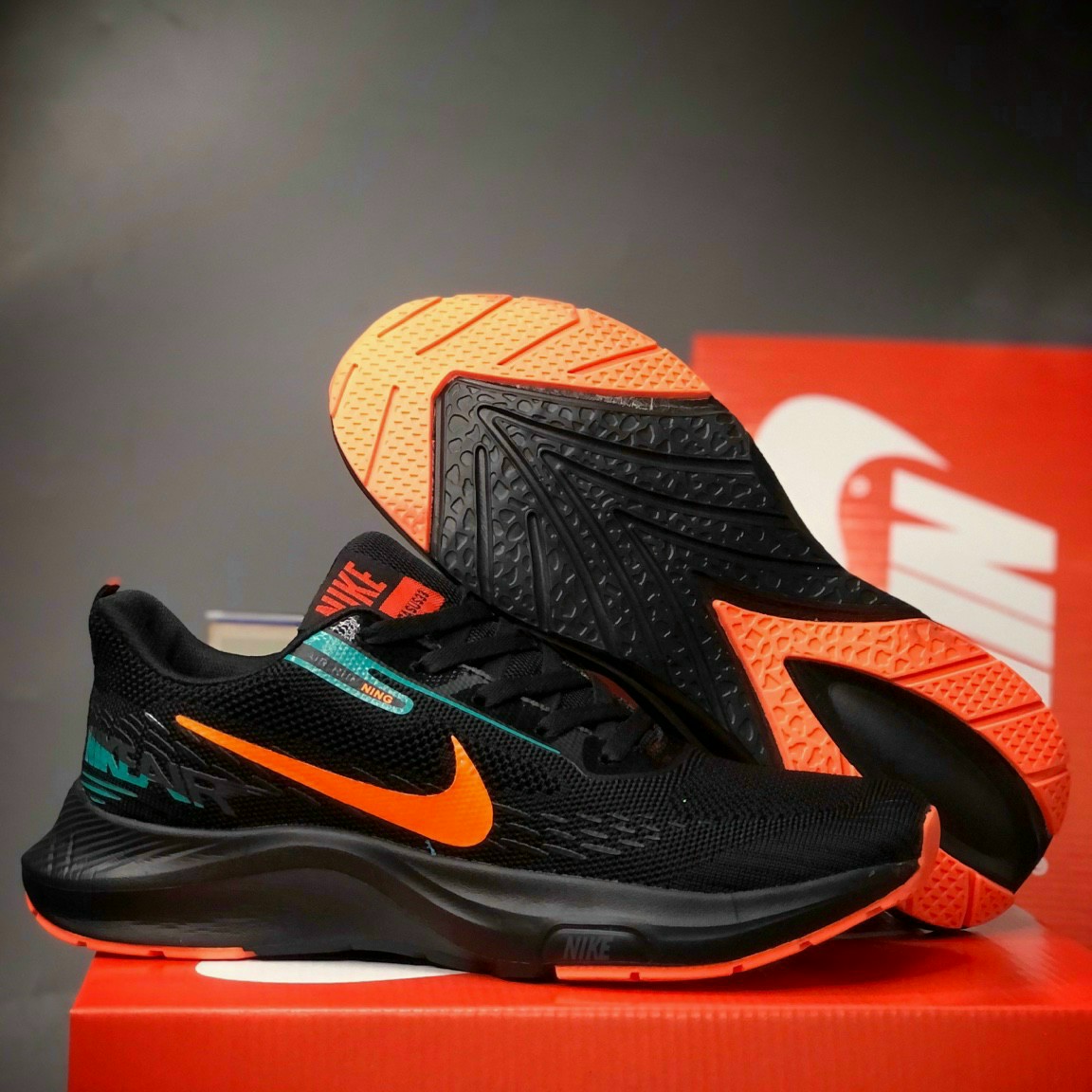 GIÀY RUNNING NAM NỮ NIKE ĐẾ ÊM - FULL BOX