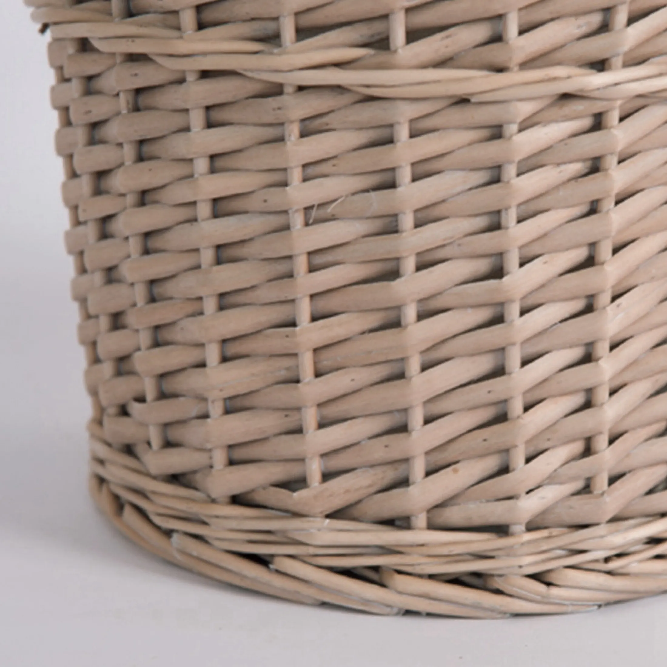 Large Wicker Weave Storage Basket with 