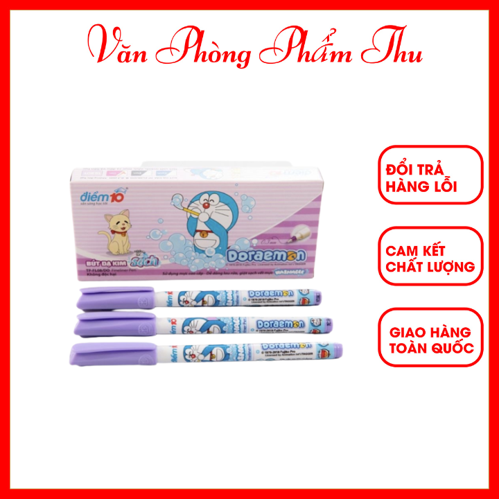 Bút lông kim thiên long fl-08 doremon