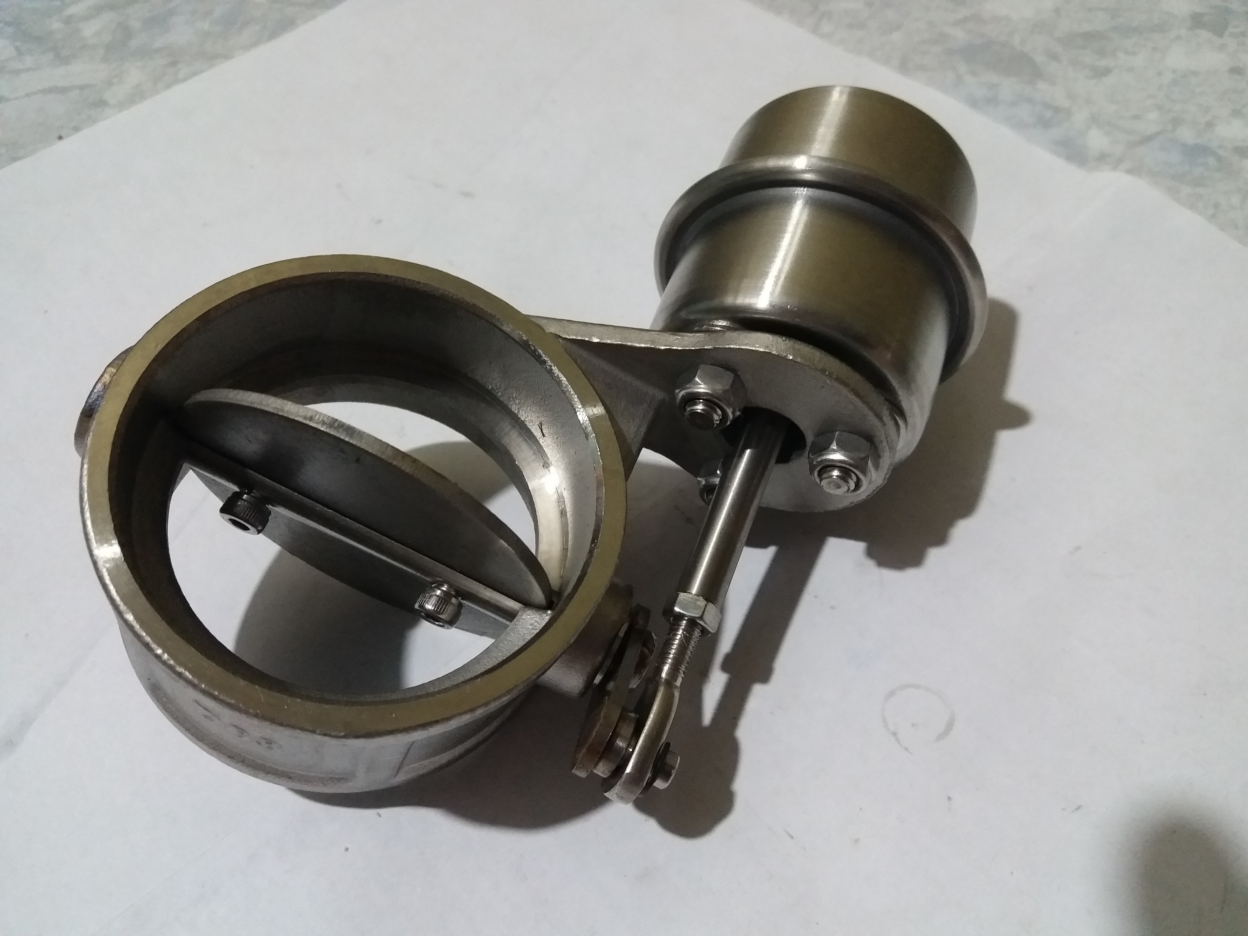 [HCM]01 Van đóng mở để hút chân không khi độ pô ON-OFF  Điều Khiển Xả Khí Thải ÔTô size 2.5inch tương đương 63mm Phù Hợp Với Ống Xả 63mm  Hàng Cao Cấp Gia Công Nguyên Khối INOX và Hợp Kim Nhôm Made in PRC