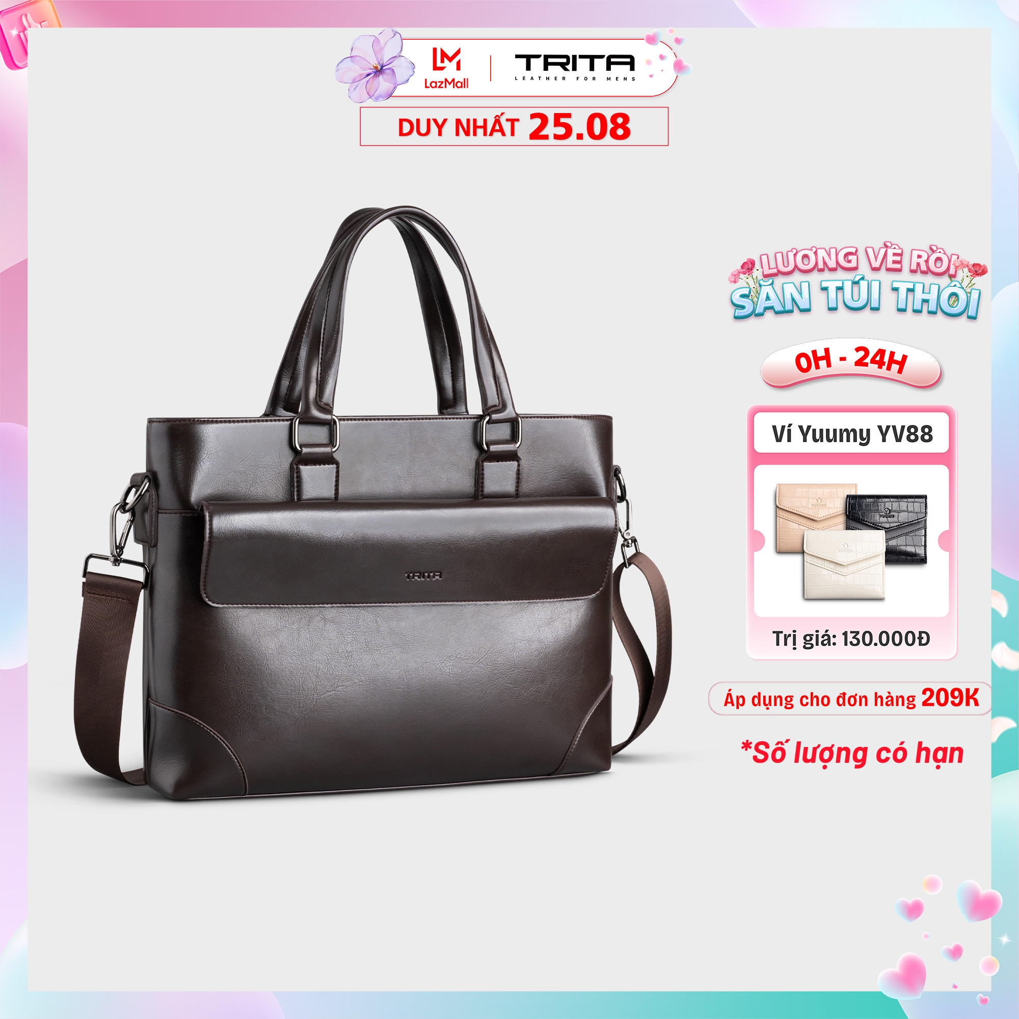 Cặp da nam công sở hiện đại trita tca23