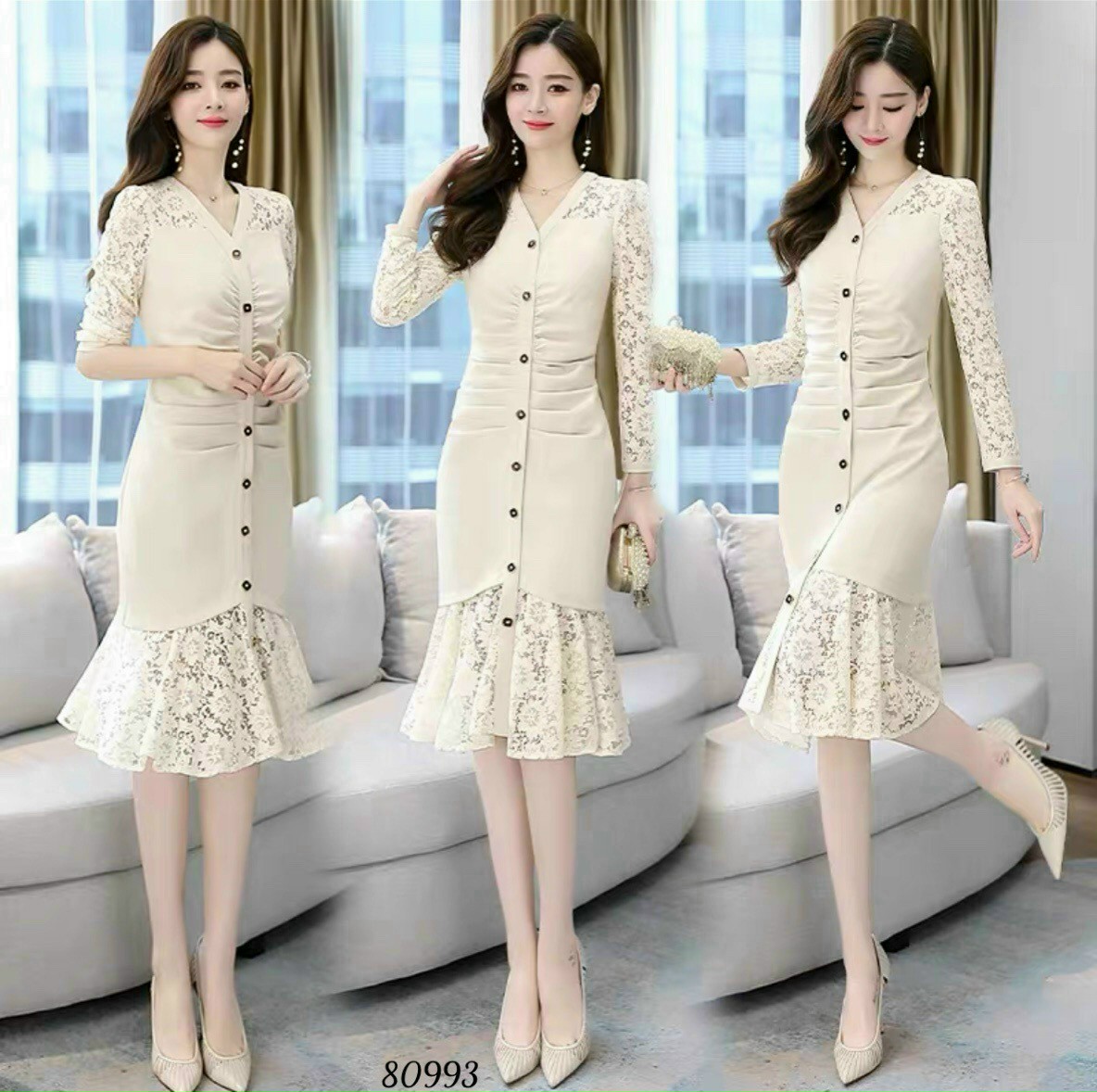 Váy umi phối ren siêu đẹp dáng chuẩn phong cách sang trọng thời thượng hot trend mt shop