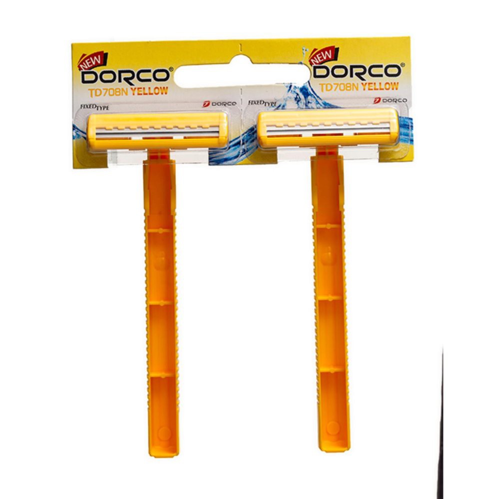 Combo 2 dạo cạo râu lưỡi kép dorco td708 12hc