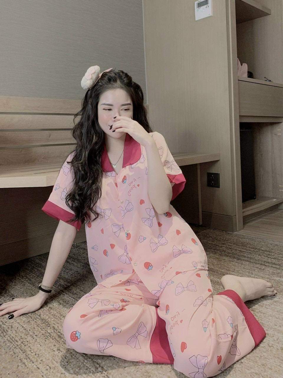 Bộ Pizama tay ngắn-quần dài 40-60kg
