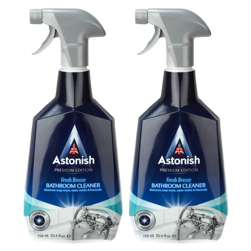 [HCM]Bình xịt vệ sinh nhà tắm Astonish hương chanh C6940 (750ml ) Tẩy vòi inox  tẩy cặn canxi phèn tẩy gạch men C6940