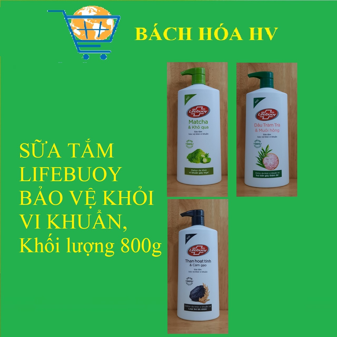 Lifebuoy sữa tắm 800g - bach hoa hv