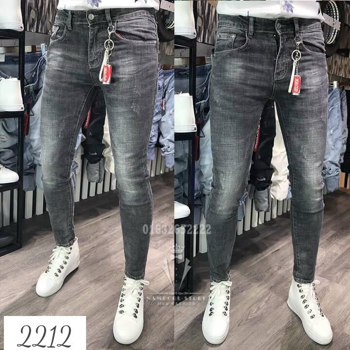 [HCM]Quần jean nam hàn quốc trơn cực hot